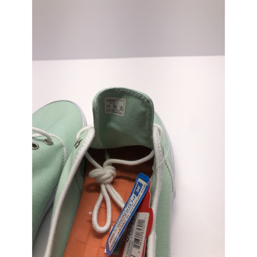 VANS Tazie SF Gossamer Green White Sneakers Womens Size 10 - Picture 8 of 11